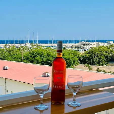 Blue Marine View 公寓 Rhodes City